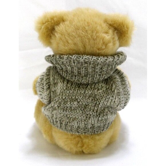 HALLMARK vintage light brown 13" Holiday, Christmas teddy bear - Picture 2 of 2